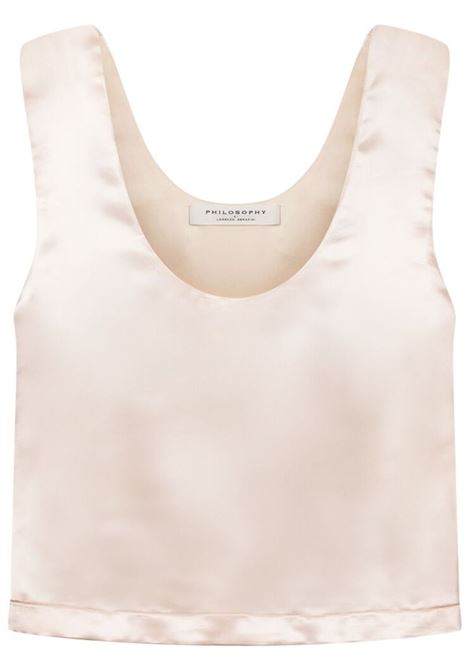 Light pink satin-finish top Philosophy Di Lorenzo Serafini - women